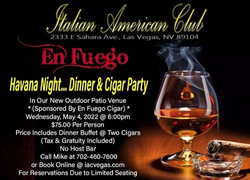 2022 04 04 Havana Night Dinner and Cigar Party