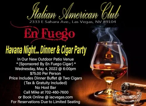 2022 04 04 Havana Night Dinner and Cigar Party